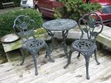 iron patio set