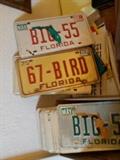 vintage license plates