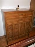 Dixie Furniture midcentury tall chest.