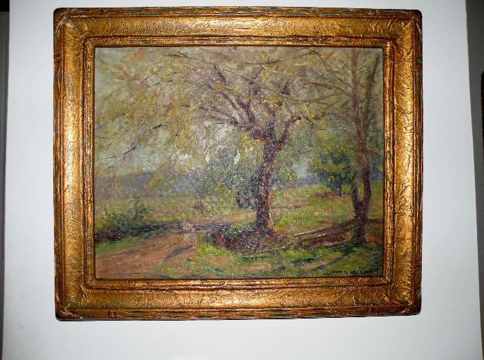 1927 Paul Sargent oil on canvas
