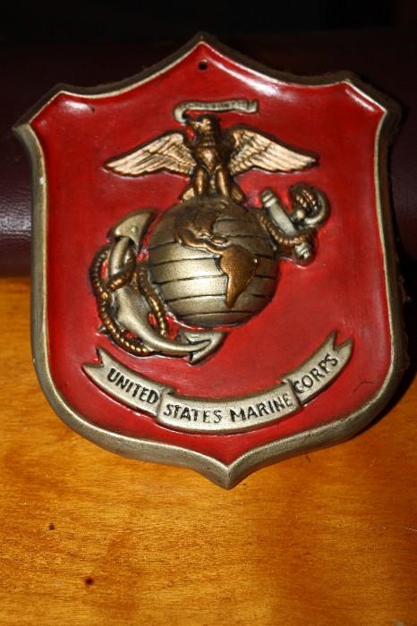 Marine Corps Plaque