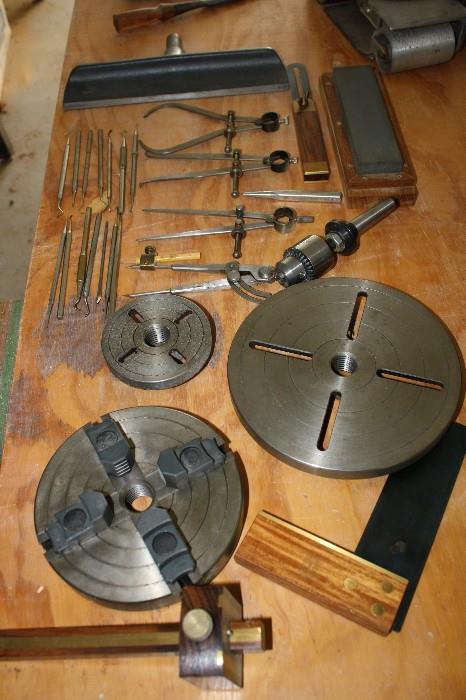 Assorted Lathe Components