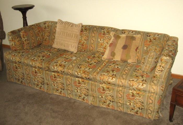 U.S.A. made furniture, this hide-a-bed by Schnadig Corp. in Rushville, Indiana