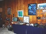 Lots of entertaining things, Predicta TV, serving carts, etc.