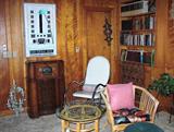 Floor model Zemith shortwave radio, etc.