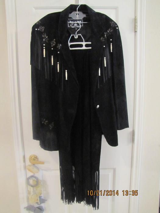 Patricia Wolf matching Jacket and Skirt- Women's Medium- $1,200 New