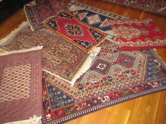 Various oriental area rugs. Others not shown. 