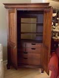 Ethan Allen Armoire - shown open
