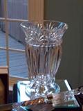 Unmarked Crystal Vase - Waterford Crystal Cake Knife