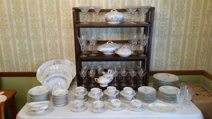Czech China pattern Victoria--Service for 12 with many extras--belonged to clients Mother