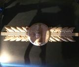 ANTIQUE 1930-40's COCA COLA EMBOSSED METAL CREST EMBLEM