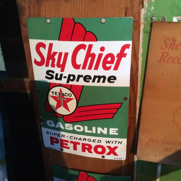 Sky Chief Texaco sign