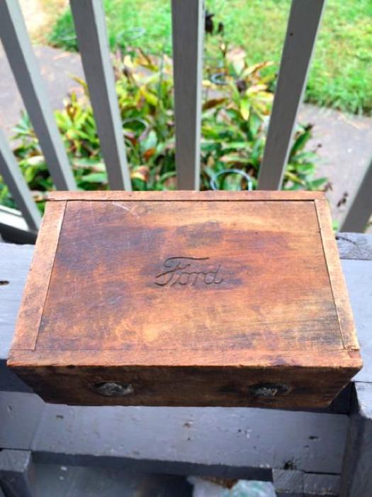 Antique Model T Ford battery