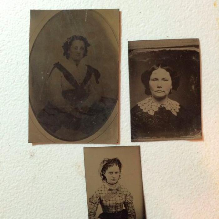 Antique tintypes