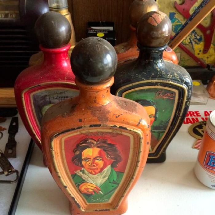 Vintage decanters 