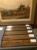    Rare English engravings from the Heartland Security Insurance Corp. Office;