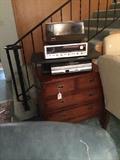                         Stereo system; small chest;