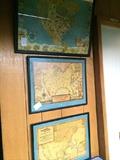                                Framed maps;