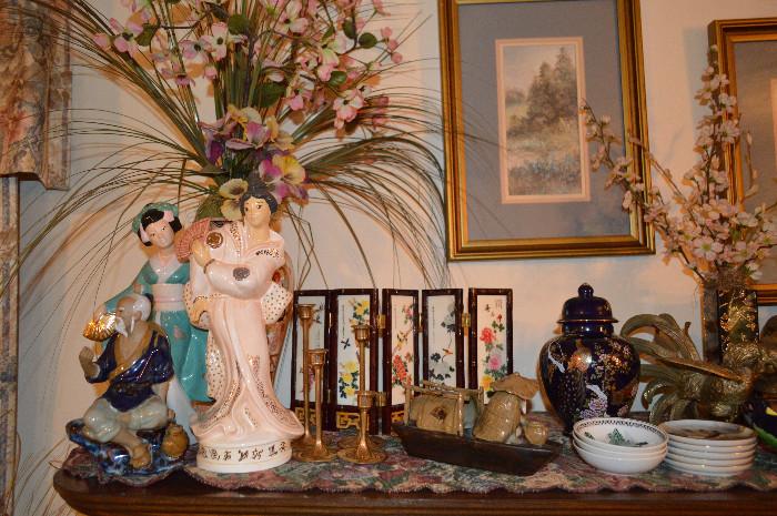 asian collectibles and decor
