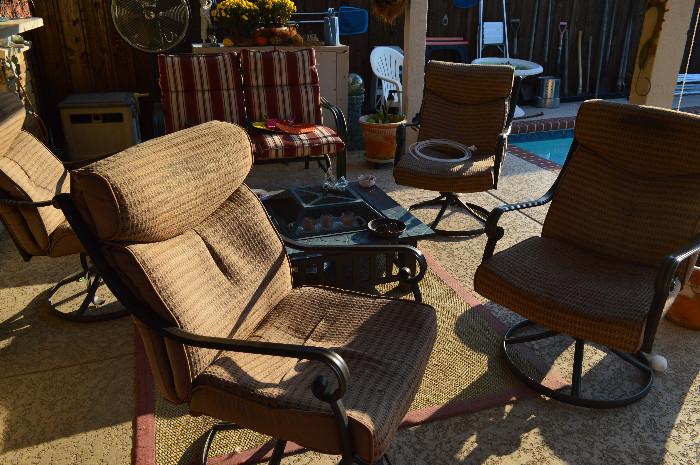 patio furniture swivel chairs