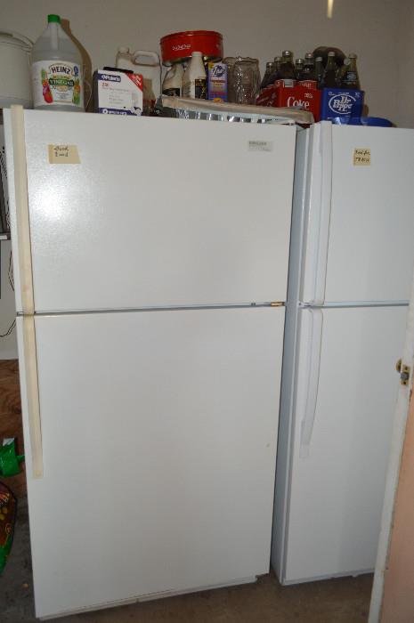 2 refrigerators