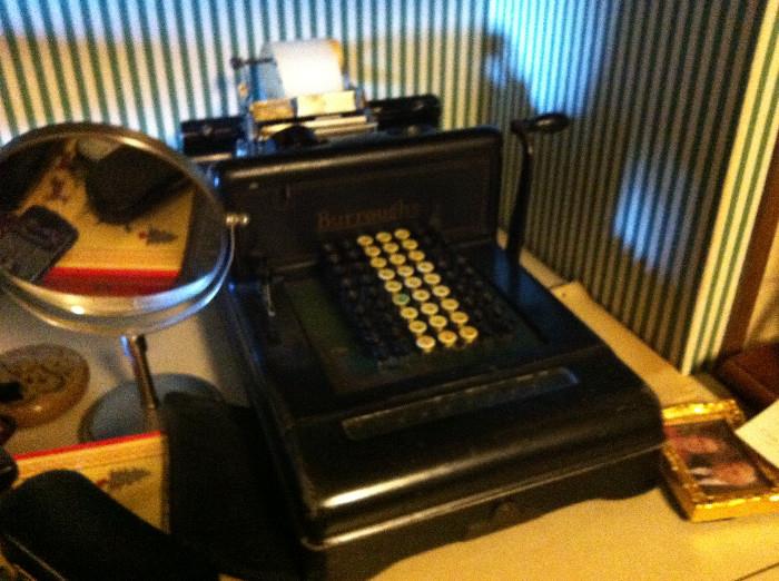 Old Burroughs Adding Machine