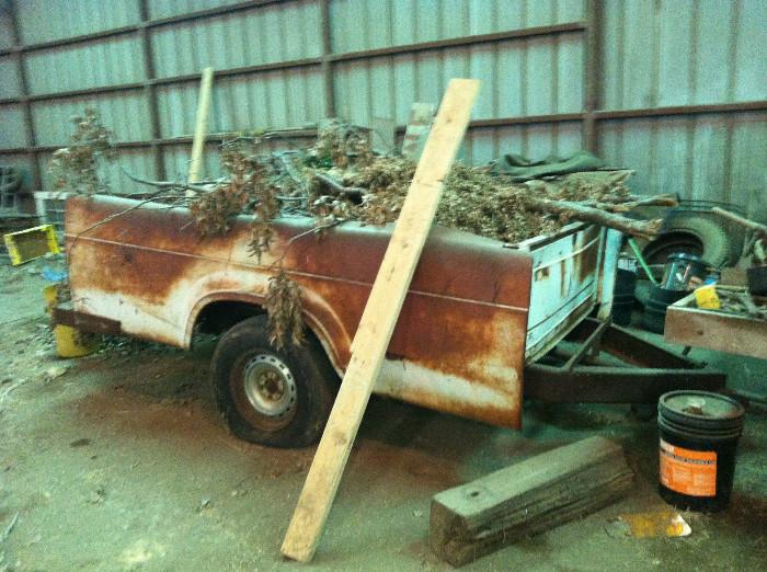 Old Pickup Bed Trailer Conversion