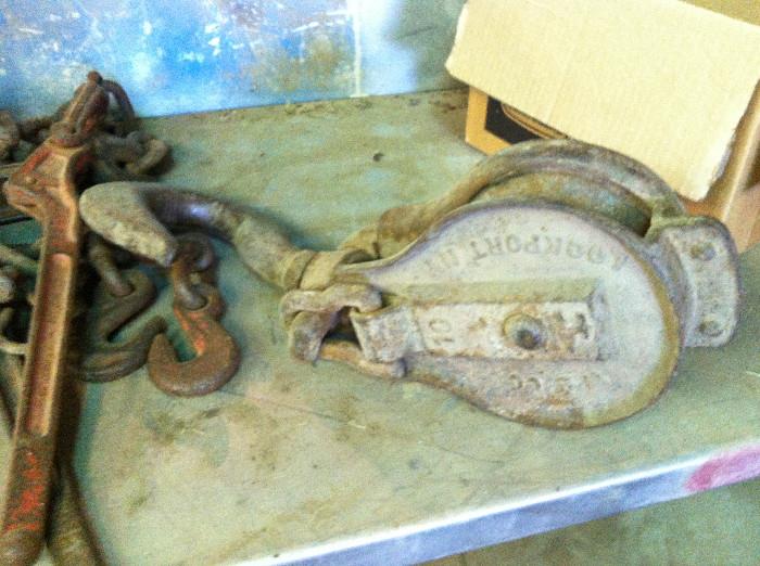 Large cast iron pulley,  No 10 from Lockport, NY