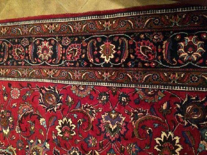                      9" x 12'4" Persian MaShad rug