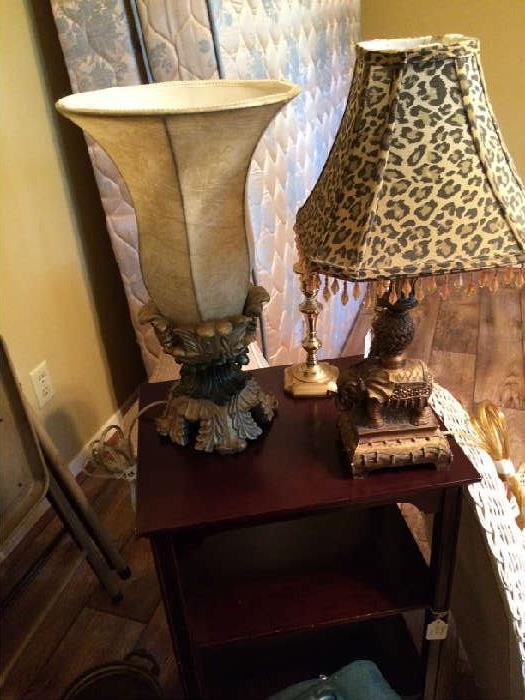              Numerous lamps throughout the house