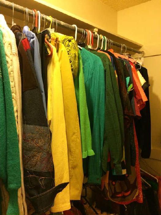                           Colorful lady's clothes