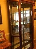                              Five-shelf curio cabinet