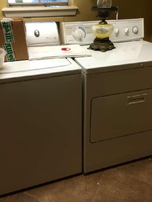                               Washer and dryer