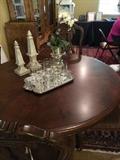           Lovely round dining table with 4 chairs
