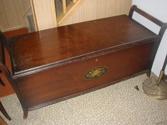 Beautiful cedar chest - hope chest.  We hope you buy it.