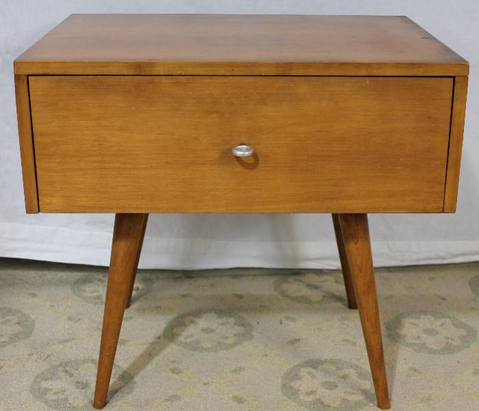 Mid-Century Modern One-Drawer Side Table