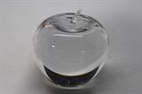 Tiffany & Co. Crystal Apple Paperweight