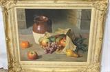 Oil on Canvas Still Life Signed Brackman