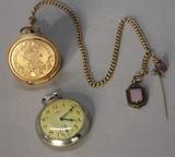 Elgin 14kt Gold and E. Ingraham Pocket Watches