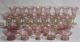 40 Piece Venetian Art Glass Wine & Dessert Service