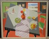 Alfred McNamara "Interior 17-81" Acrylic on Board