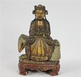 Carved Wood 19th Century Buddha