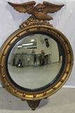 Round Repro American Eagle Mirror