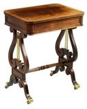 LOT 20: AN ENGLISH REGENCY WORK TABLE
