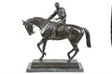 LOT 42: AFTER ISIDORE JULES BONHEUR
(French, 1827-1901)
Little Jockey
Bronze