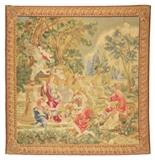 LOT 49: A FRENCH JACQUARD TAPESTRY