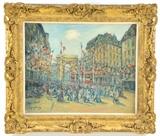 LOT 71: GUSTAVE MADELAIN
(French, 1867-1944)
Bastille Day
Oil on canvas