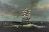 LOT 74: C. RUSSELL
(19th century)
Maritime Scene
Oil on canvas