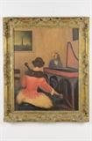 LOT 81: TAYLOR
(20th century)
Music Room
Oil on canvas