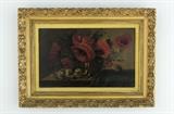 LOT 84: ANONYMOUS
(19th century)
Still Life
Oil on board